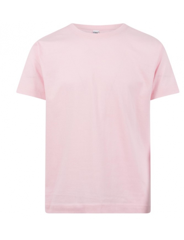 Baby T-shirt basic korte mouw roze